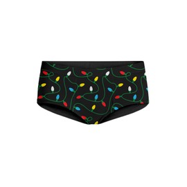 Tipsy Elves Women’s String of Christmas Lights Underwear - Funny Holiday Panties Size X-Large