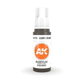 AK Interactive 3rd Gen Acrylic Leather Brown 17ml