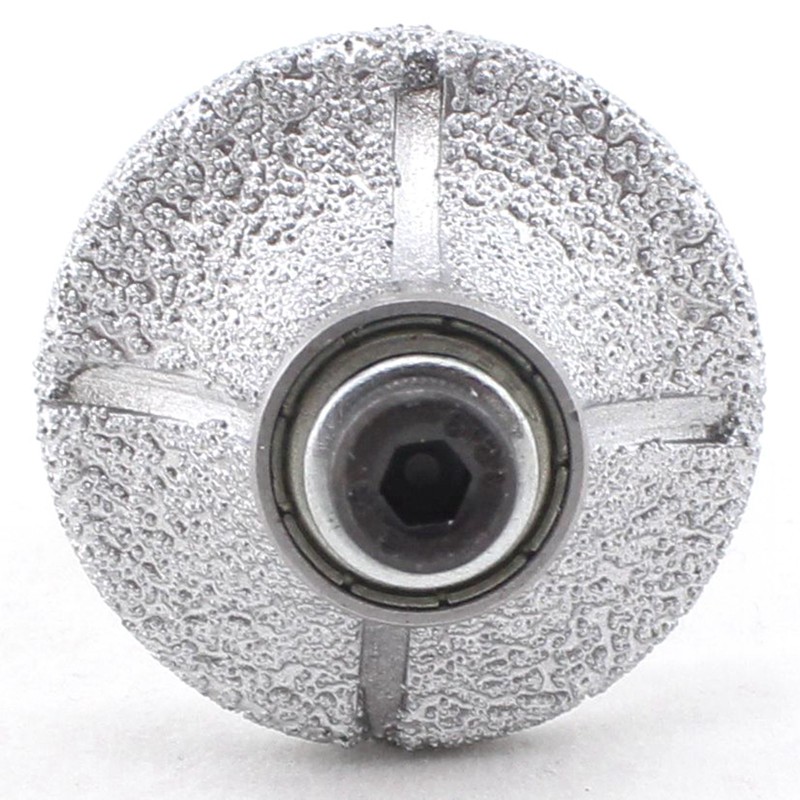 ILOVETOOL Head Radius 8mm Diamond Brazed Router Bit 1/2-Inch Shank