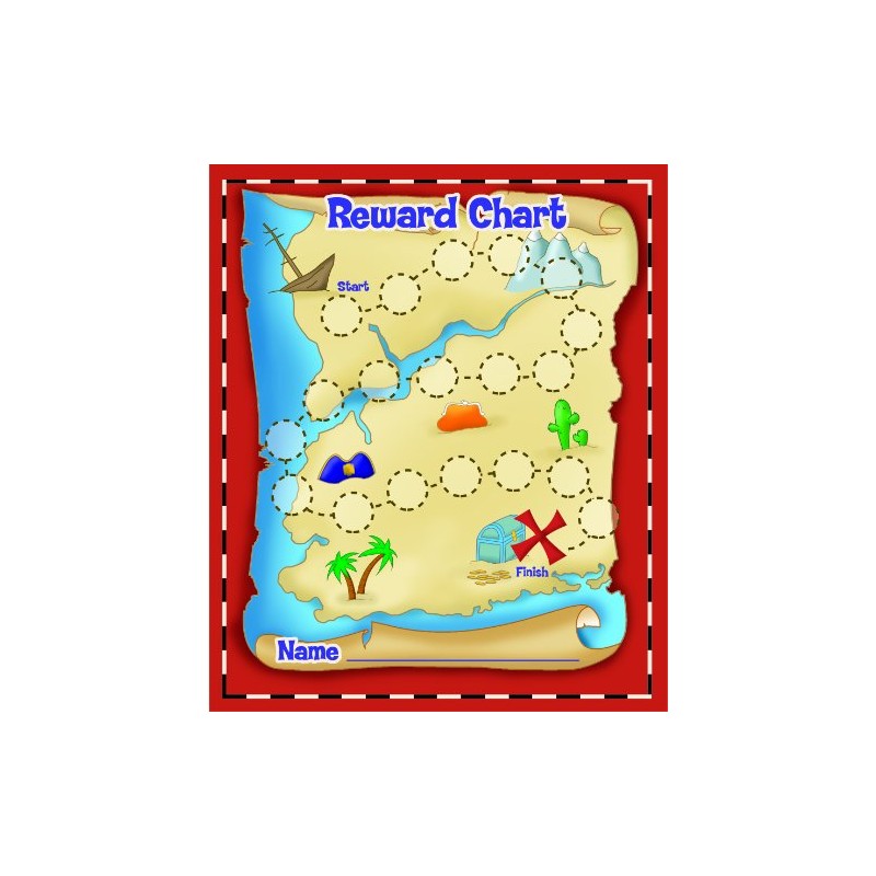 Eureka Back to School Treasure Hunt Mini Reward Charts for