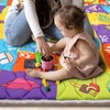 Beavtaens 50x50 Playpen Mat Foam, 3 Layers Premium Foam Play