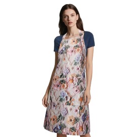 PUBMIND Floral Apron for Women with Pockets, Adjustable Chef Aprons for Kitchen, Cooking, BBQ & Grill (#B)