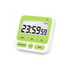 Fyueenix Multifunctional Kitchen Timer with Silent/Alert Mode, 24-Hour Clock, Memory