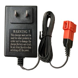 Cargador de batería de 12 voltios para juguetes de viaje, cargador original del fabricante listado UL, adaptador de batería de juguete eléctrico de 12 V, enchufe cuadrado -SL12V 0.9A