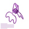 100Pcs Crown Shape Paper Clips Cartoon Cute Metal Binder Clips