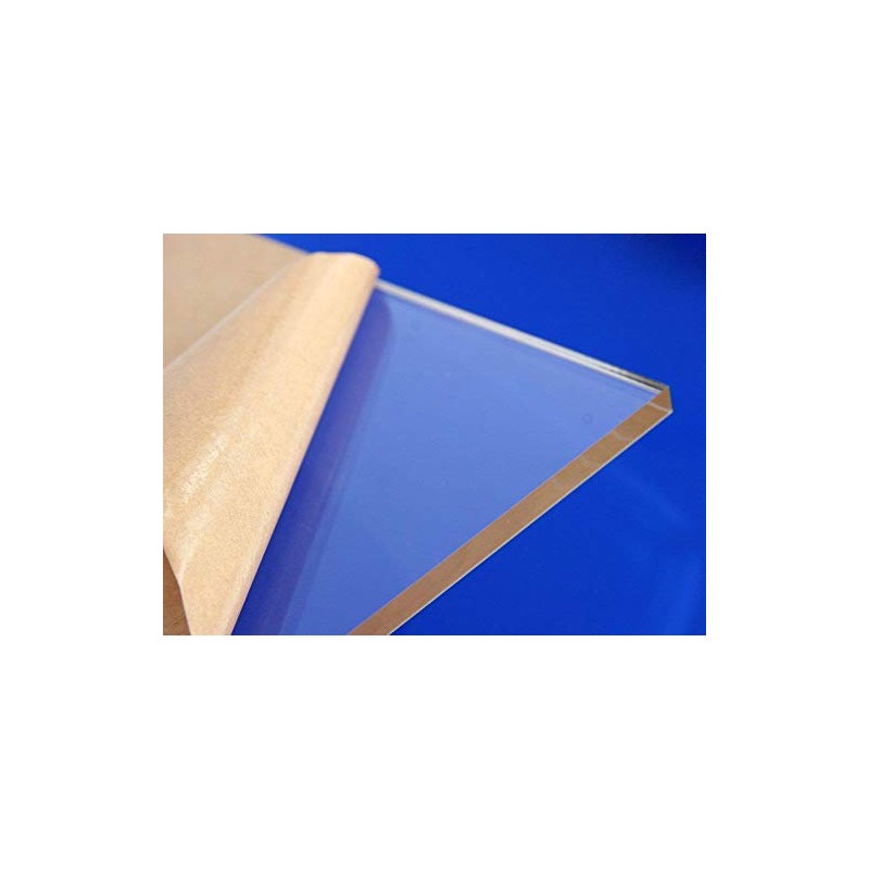 3/8" (0.354”) Clear Acrylic Sheet 12"x12" Cast Plexiglass (9mm) Thick