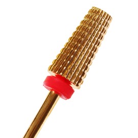 Wjelet 5 in 1 Professional Carbide Nail Drill Bit, 3/32" Shank Two Way Rotate Cuticle Manicure Pedicure Home Salon Tools, Tungsten Steel Bits, Tapered Barrel and Cone Shape Carbide Nail Drill Bits Set