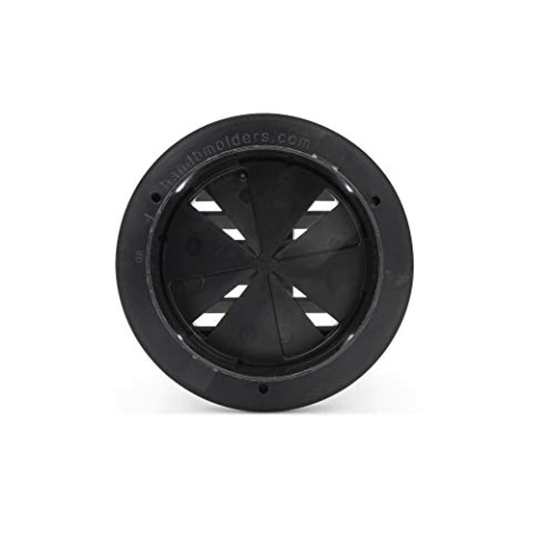 Thetford Thermovent 4 inch Ducted Heat Vent with Damper Black