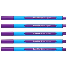 SCHNEIDER Slider Edge Pte Extra Large Purple Ballpoint Pen (Pack of 5)