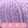 Fluffy Yarn for Crochet 50gx3 with 4mm Hook, Flutterby Chunky
