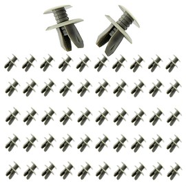 CLKE Pack of 50 Mounting Clips, 701867299 70186729901 Car Trim Clips, Door Trim Mounting Clips, Car Mounting Clips, Accessories for VW T4 T5 LT