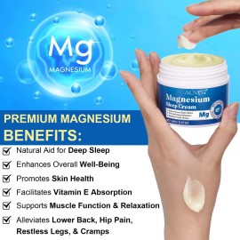 Crema De Magnesio Relaja Músculos Y Mejora El Sueño 90g Neutra