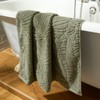 Brentfords Green Hand Towels for Bathroom, 100% Cotton Hand Towels