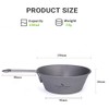 Titanium Shera Cup 450ml Folding Titanium Bowl for Outdoor Camping