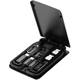 Budi 9-in-1 Essential Travel Charging & Data Sync Cable Box Black