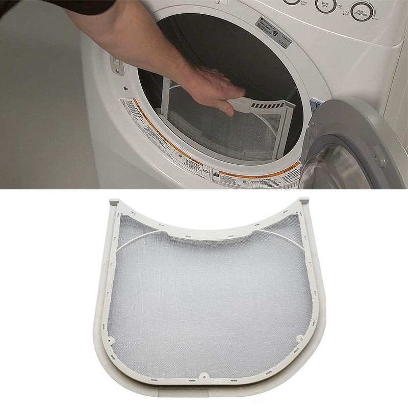 Carkio Replacement Dryer Lint Filter Assembly with Felt Rim Seal