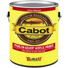 Cabot, 1 Gallon 31311 Acrylic Primer Water Based Exterior Redwood, White