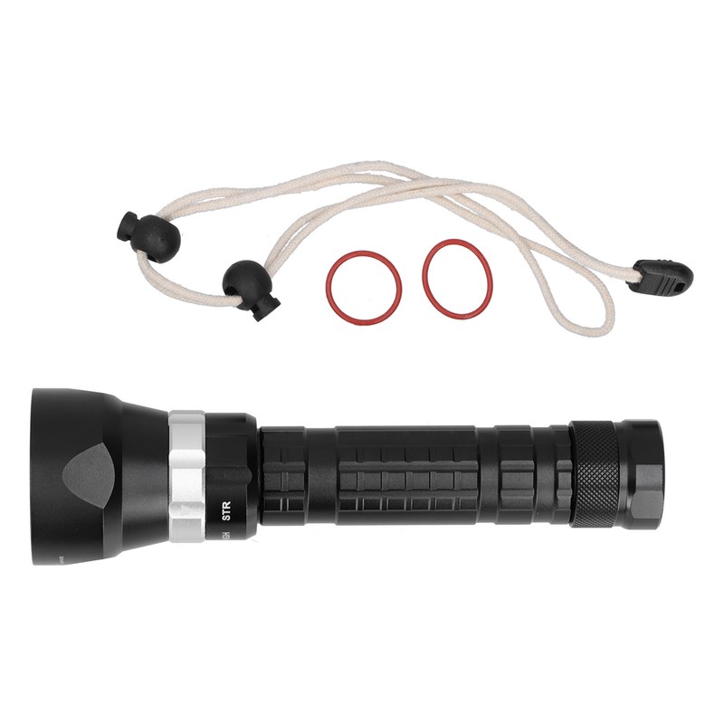 D40 Aviation Magnesium Aluminum Alloy Diving Waterproof Portable LED Flashlight