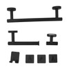 Bathroom Stainless Steel Towel Rack 7 Piece Set Rustproof Colorfast