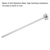 sourcing map 304 Stainless Steel Stirring Rod 11.81 Inch Dispersing