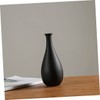 COHEALI Long-Lasting Black Ceramic Vase Home Decor Craft Vase Simulated