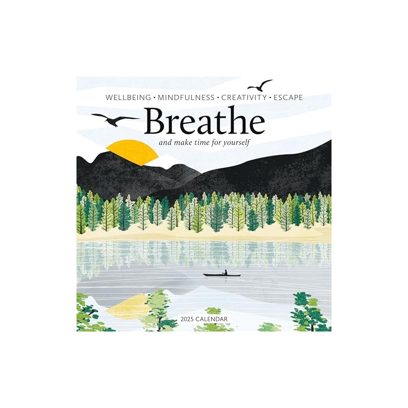2025 Breathe Wall calendar: Plastic Free Packaging