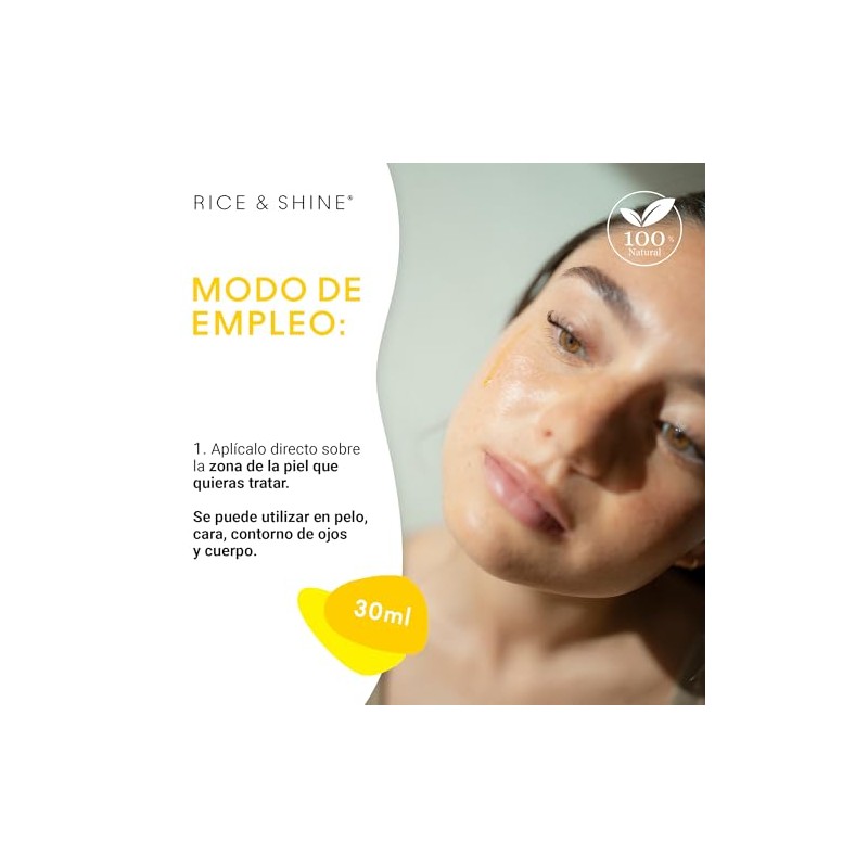 RICE & SHINE | Aceite de Germen de Arroz -