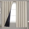 BGment 100% Room Darkening Thermal Insulated Blackout Curtains 63 Inches