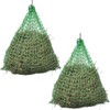 vidaXL 2 pcs Slow Feeding Feeder Bale Hay Nets Round