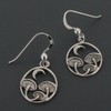 Touch Jewellery 925 Sterling Silver Mushrooms and Moon Drop Earrings