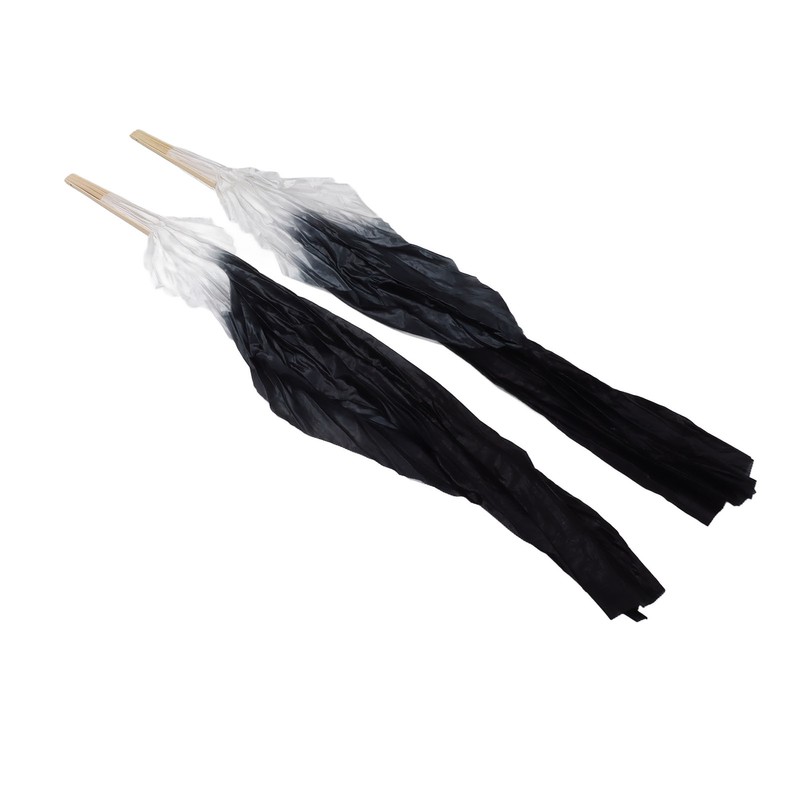 1 Pair Long Dance Fan Soft Beautiful Classical Dancing Fan