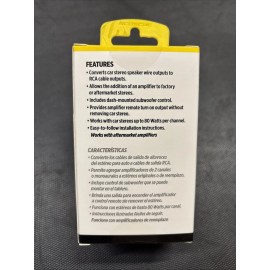 Scosche LOC2SL-WM1SD  Car Stereo 2-Channel Audio Amplifier Add-On Adapter