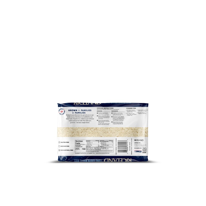 Riceland Long Grain White Rice, 2lb, Pack of 3