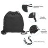 PATIKIL Cotton Drawstring Bags, Cotton Canvas Drawstring Backpack Foldable Sports