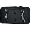BLACK 40" Polyester Expandable Rolling Wheeled Duffel Bag, Spinner Suitcase,