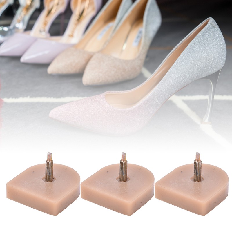 10 Pairs High Heel Tips Replacement Shoes Heel Dowel Shoe
