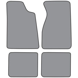 ACC #135 Cobra Logo - Tan Carpet Custom Floor Mats Fits 1979-1993 Ford Mustang