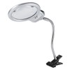 Large Lens Table Top Desk Lamp Lighted Magnifier Magnifying Glass