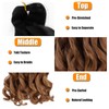 Curly Braiding Hair, 24 Inch (61 cm) Pre Stretched Bouncy