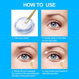 Cream Spoon Massager Eye Roller Eye Cream Spoon for Dark Circle Face Massager Anti-Wrinkle Anti-Aging Eye Massager