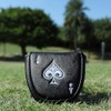 Tskcvy Putter Cover Headcover Mallet Putter Cover Magnetic Club Protective
