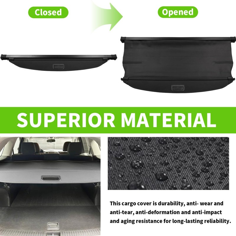 Liizoo Cargo Cover for Kia Sorento 2016 2017 2018 2019