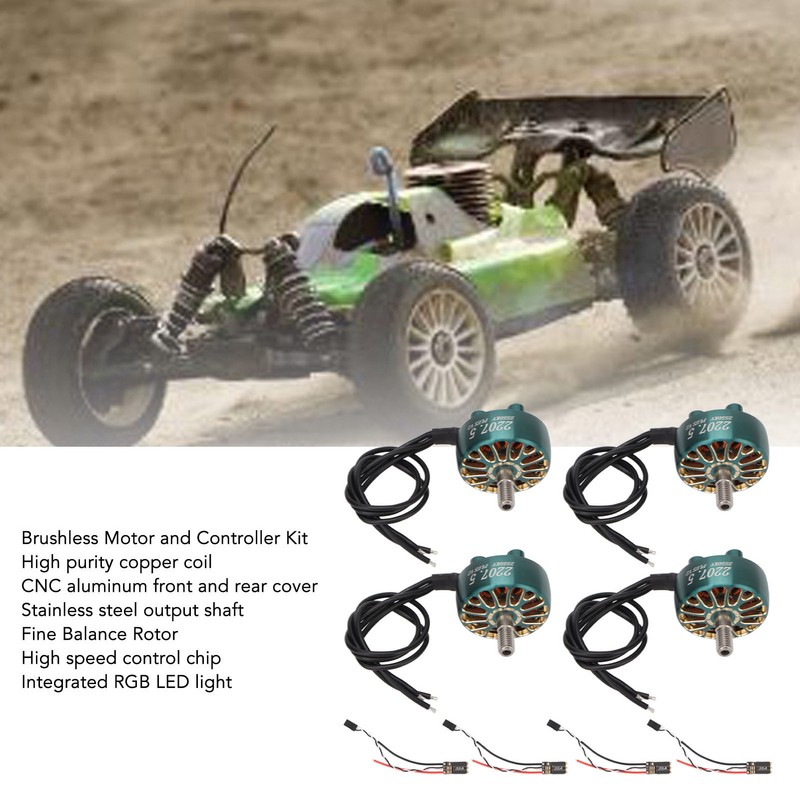 4 Sets Brushless Motor Kit 5mm Shaft Electric Motor with
