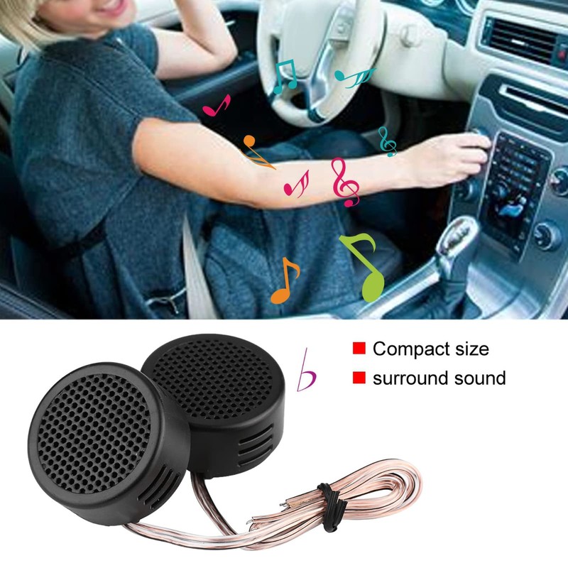 12V 500W Mini Car Speaker Audio Tweeter High 35mm 98dB