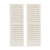 Shed Shutters Louvered 9" W x 27" H for Sheds,