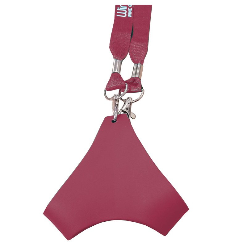 Franmara Wine Glass Holder Yoke Necklace with Adjustable Support Strap