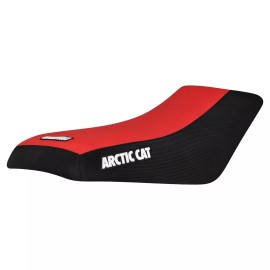 Enjoy Mfg Arctic Cat 250 300 400 454 500 4x4 2x4 Seat Cover BLACK side - RED top #277