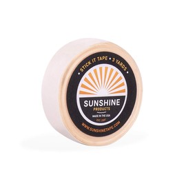 Sunshine Tape - Stick It Wig Adhesive Tape Roll - 1/2" x 3 YDS - Double Sided, Medical Grade - Toupee and Wig Tape