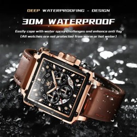 Reloj Olevs Hombre 9919 Fondo Marrón  Olevs Mens Watch Brown Dial 9919                                                                                