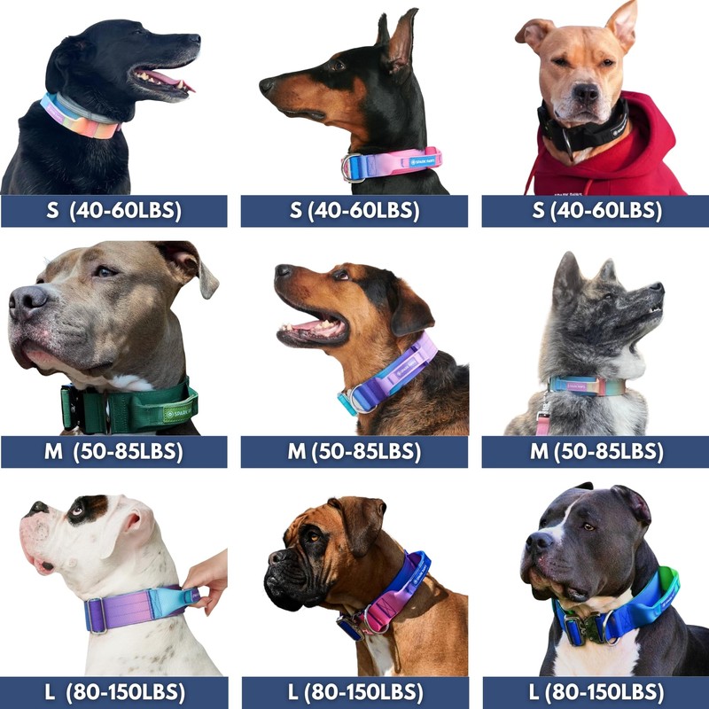 Spark Paws Tactical Dog Collar - Heavy Duty, Premium Quality,